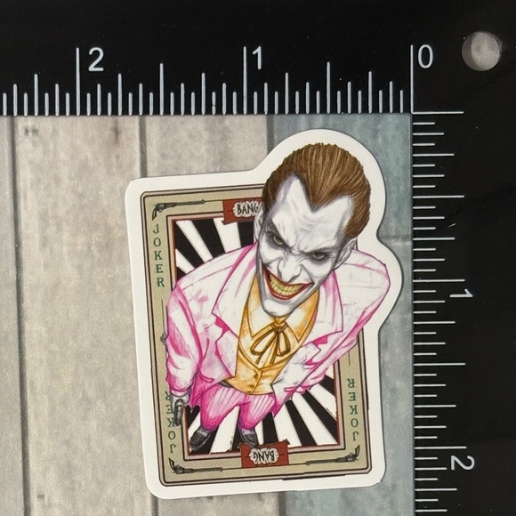 🌀10/$10🌀 The Joker Harley Quinn Reusable Waterproof Vinyl Sticker Decal - Picture 1 of 1